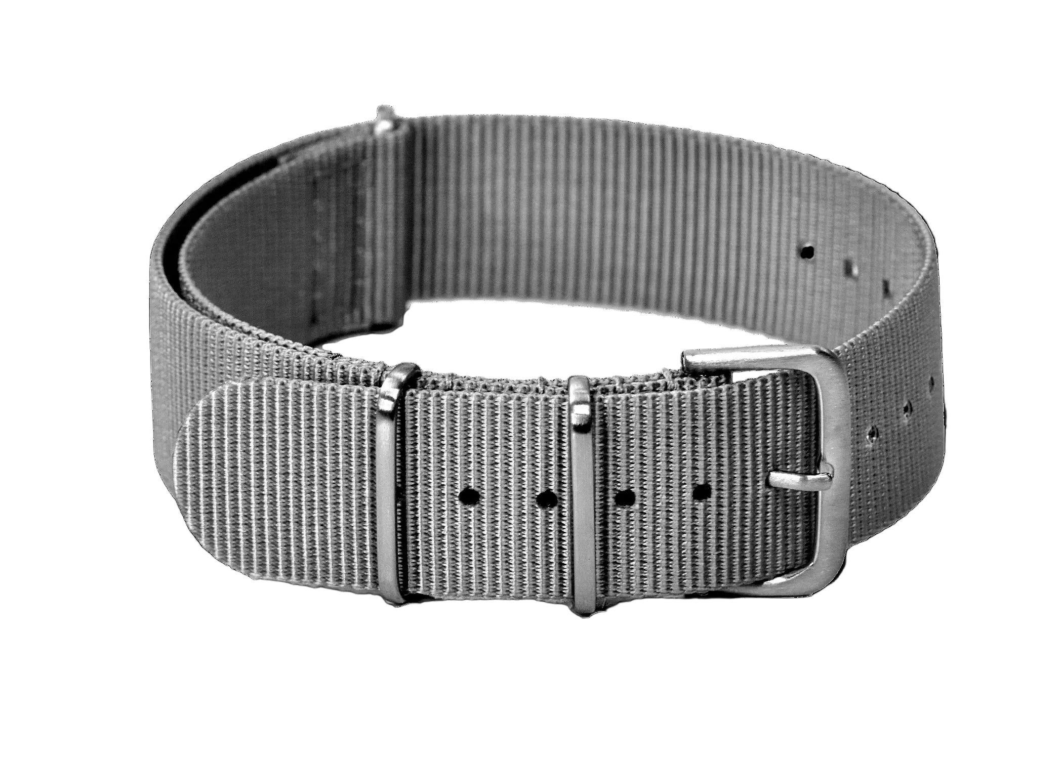 18mm Grey NATO Military Watch Strap