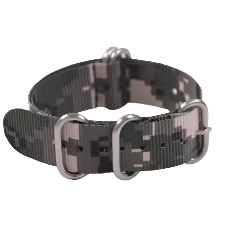 20mm US ACU Zulu Digital Camo Desert NATO Military Watch Strap