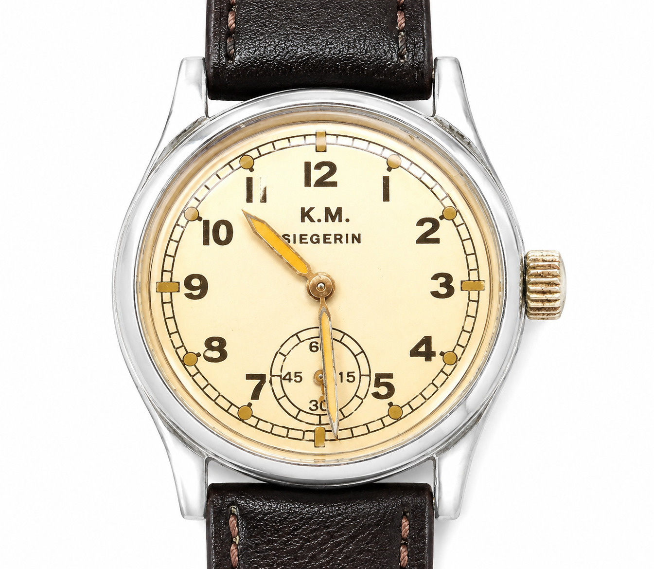 Siegerin Kriegsmarine (German Navy) WW2 Pattern Watch with 21 Jewel Automatic Mechanical Movement