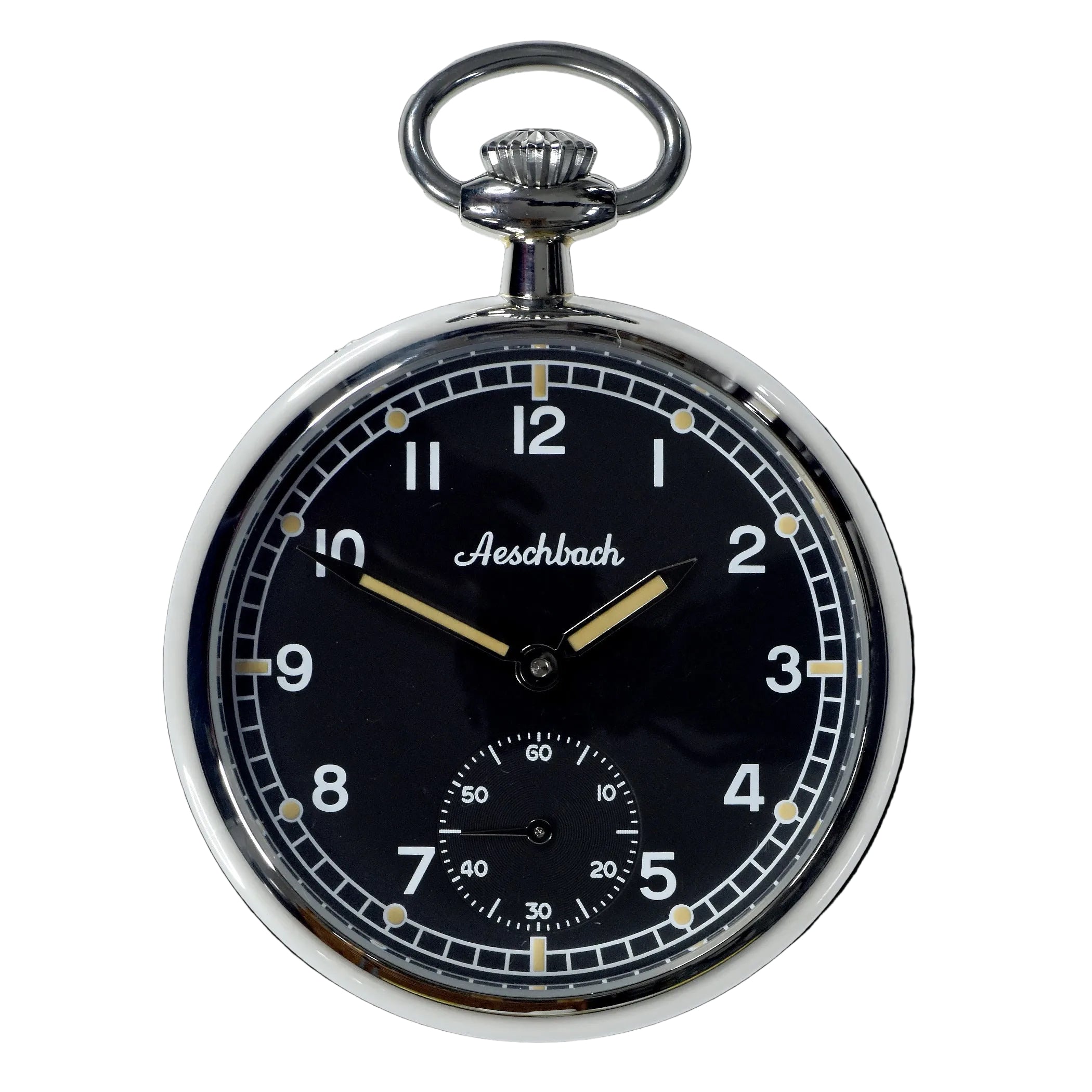 Aeschbach WW2 Pattern German Airforce (Luftwaffe) 17 Jewel Hand Wound Military Pocket Watch