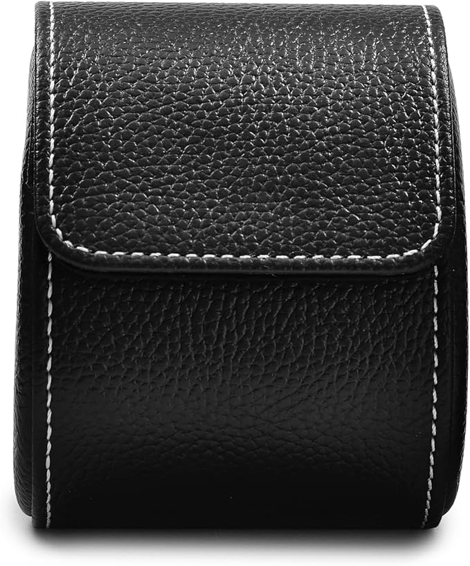 Protective PU Leather Watch Box to Protect Your Watch While Travelling or In Storage