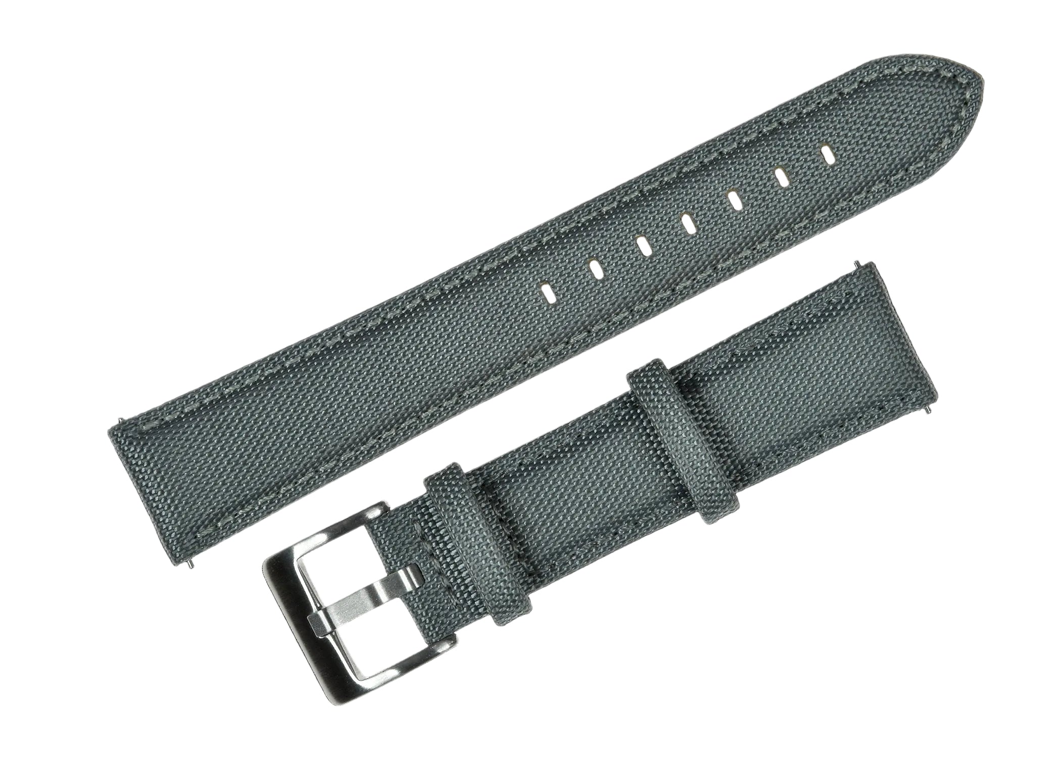 24mm Grey Sailcloth CORDURA® Watchstrap