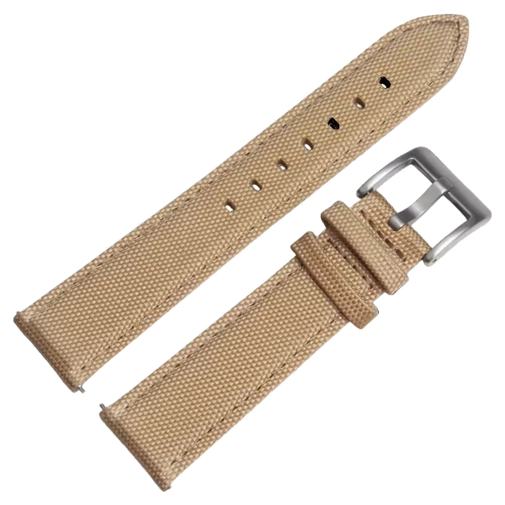 18mm Khaki Sailcloth CORDURA® Watchstrap